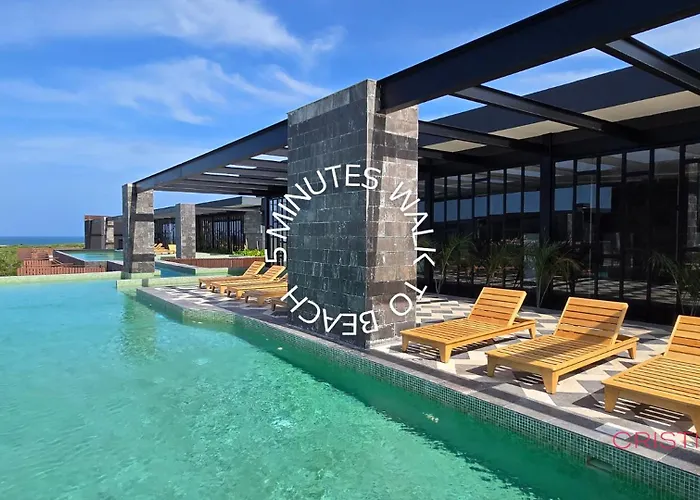 "tropical Vibe" - Jet Tub - Filtered Water - 2 Free Clubs * Tulum