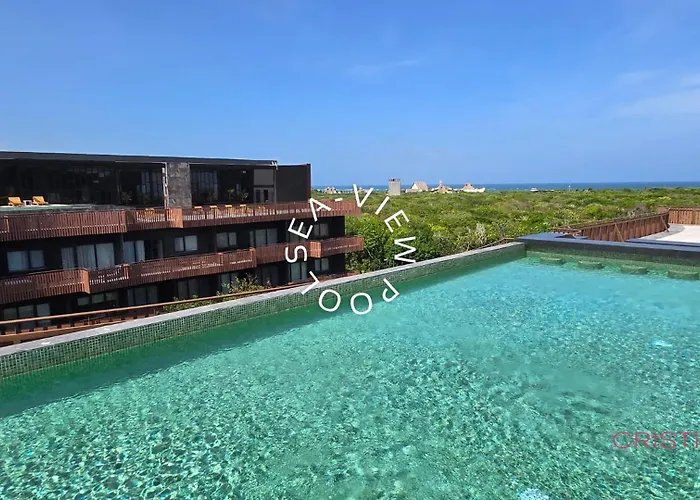 "tropical Vibe" - Jet Tub - Filtered Water - 2 Free Clubs Apartament Tulum